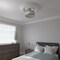 Ekena Millwork Classic Ceiling Medallion (Fits Canopies up to 8 1/4"), 44 1/2"OD x 4"ID x 4 "P, Primed White CM44CL - alternate 6